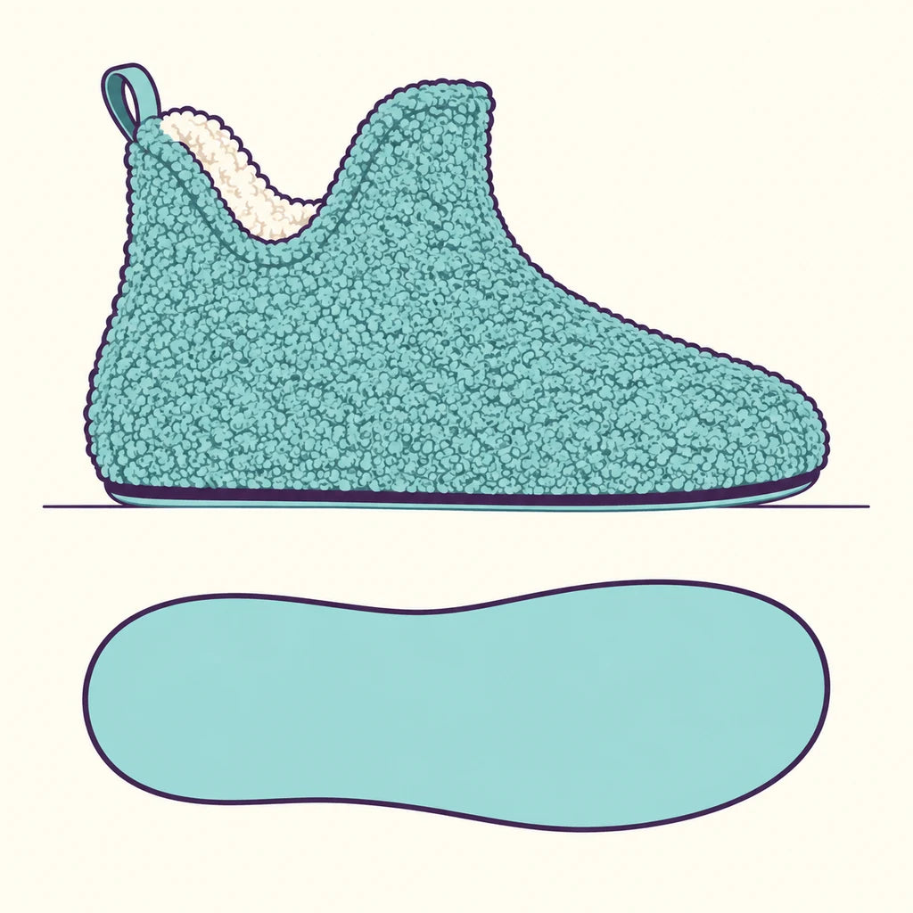 Le Flocon — Une semelle qui accroche. — illustration