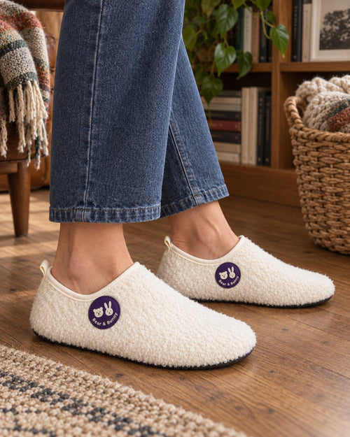 Chaussons fermés en bouclette — Bear & Bunny — original