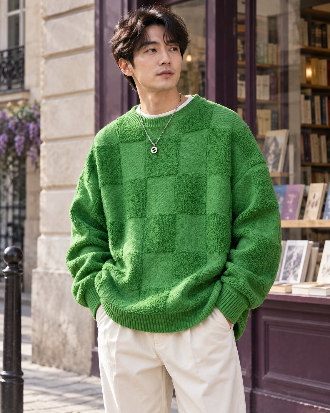 Le Damier — mise en situation — image de marque créée par IA