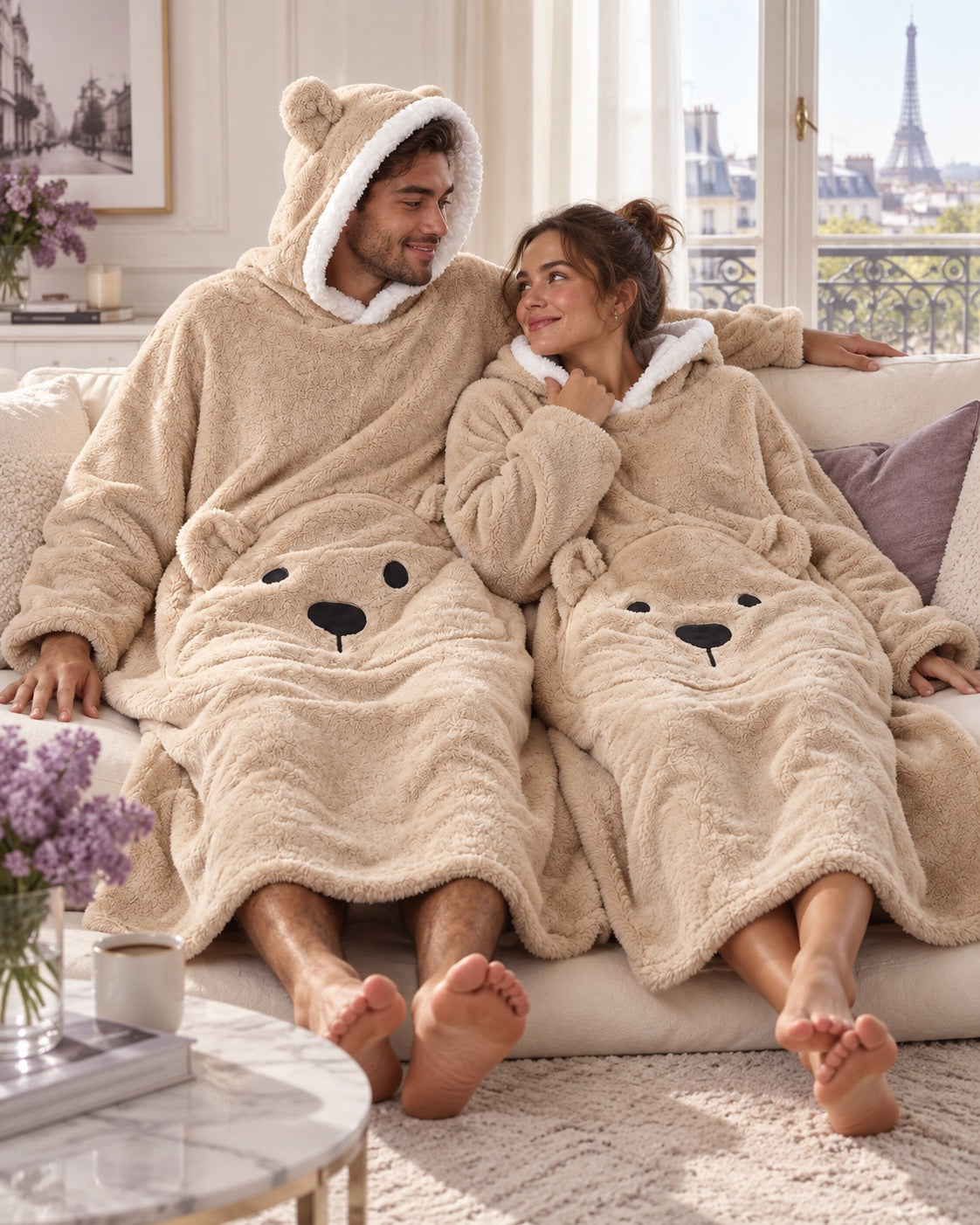 Le Teddy vanille — mise en situation — image de marque créée par IA