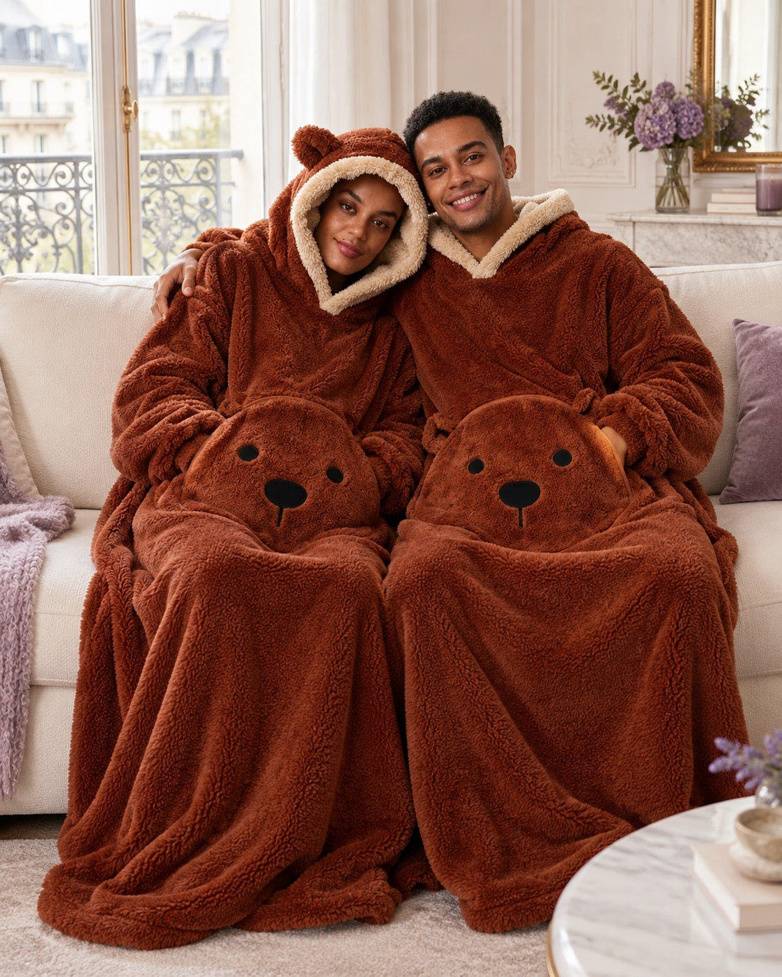 Le Teddy cacao — mise en situation — image de marque créée par IA