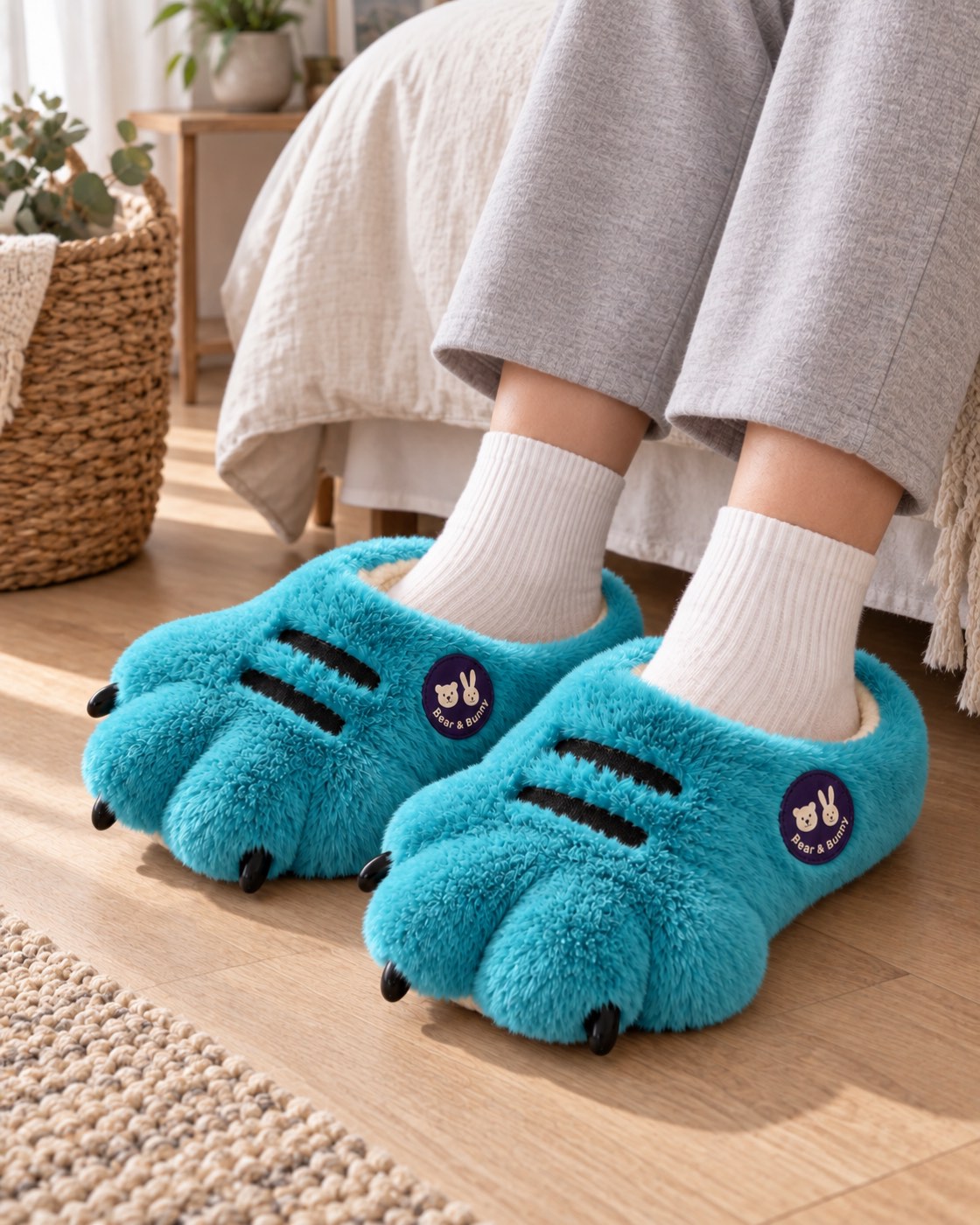 L’Ourson — Bleu turquoise
